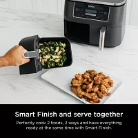 Ninja Foodi 6-in-1 8 Quart 2-Basket Air Fryer with DualZone Technology