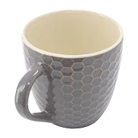 Elama Honeysuckle 6 Piece Assorted 6-pc. Geometric Coffee Mug