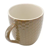 Elama Honeysuckle 6 Piece Assorted 6-pc. Geometric Coffee Mug
