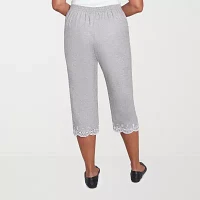 Alfred Dunner Crystal Springs Womens Capri Pants