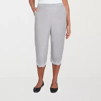 Alfred Dunner Crystal Springs Womens Capri Pants