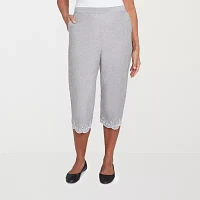 Alfred Dunner Crystal Springs Womens Capri Pants