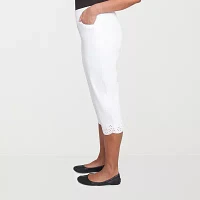 Alfred Dunner Crystal Springs Womens Capri Pants