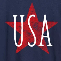 Womens Crew Neck Short Sleeve Graphic T-Shirt