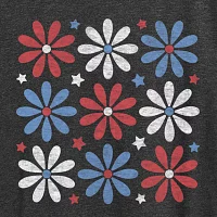 Womens Crew Neck Short Sleeve Graphic T-Shirt