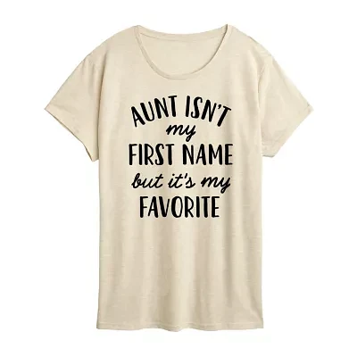Womens Crew Neck Short Sleeve Graphic T-Shirt