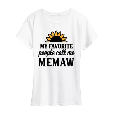 Womens Crew Neck Short Sleeve Graphic T-Shirt