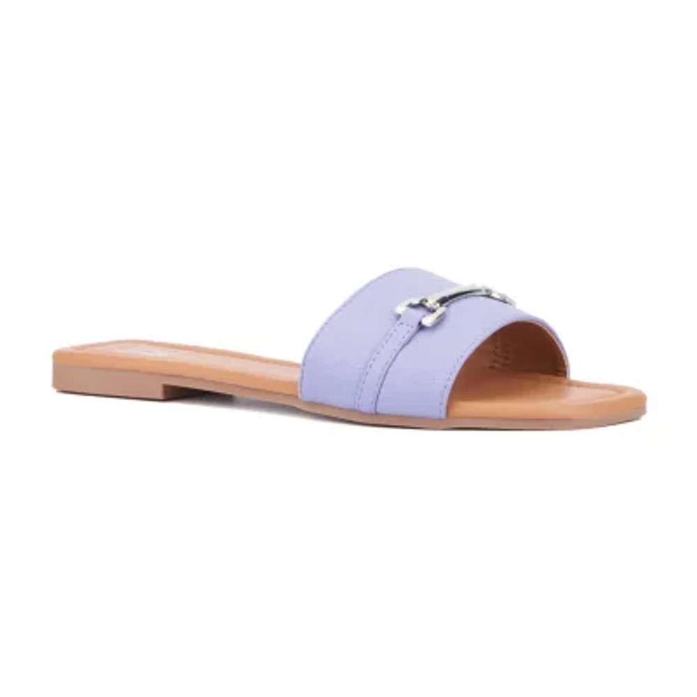 New York & Company Womens Naia Flat Sandals