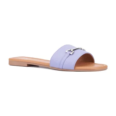 New York & Company Womens Naia Flat Sandals