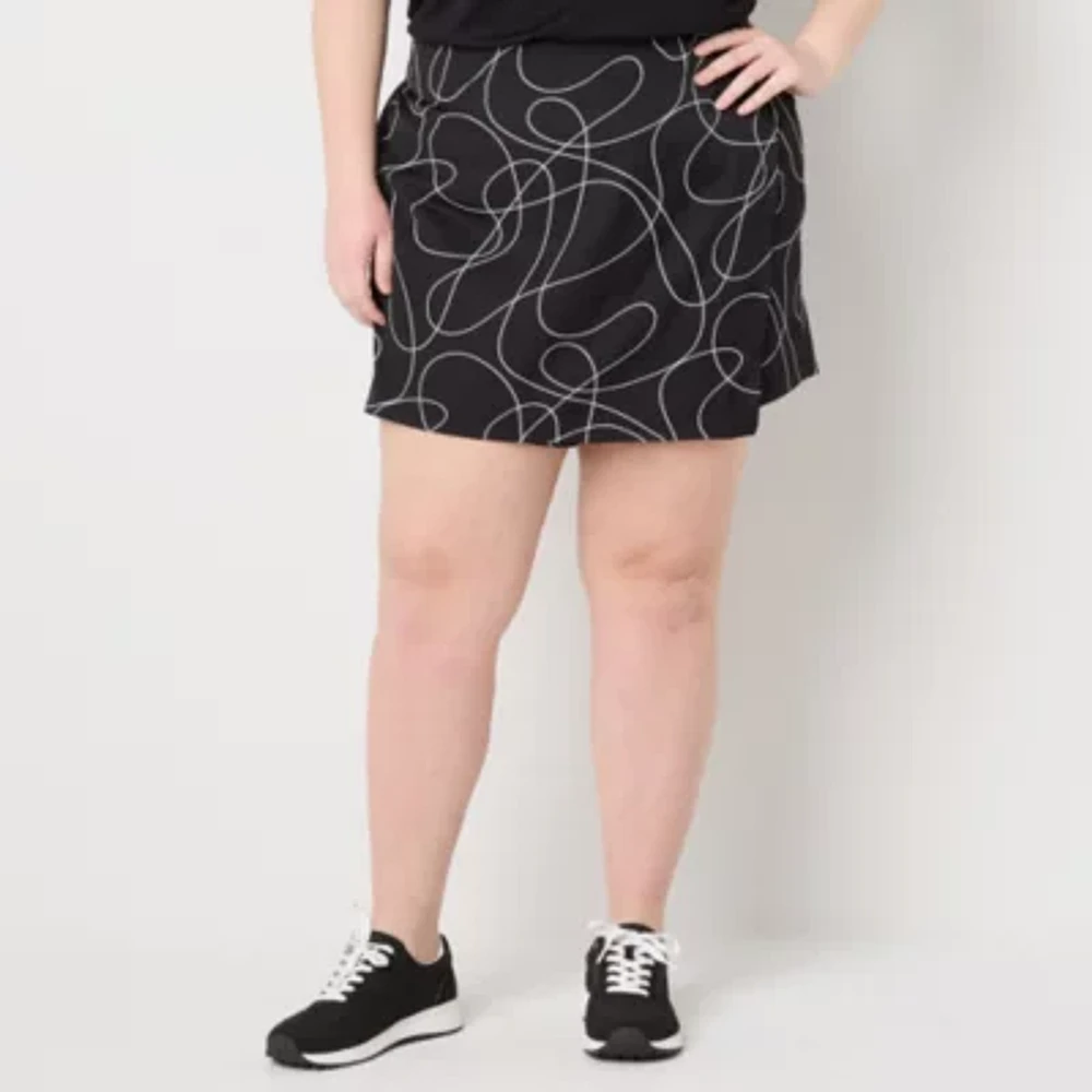 Stylus Womens High Rise Skort-Plus