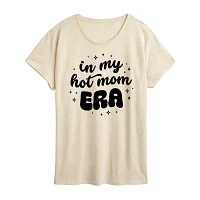 Womens Crew Neck Short Sleeve Graphic T-Shirt