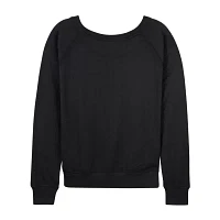 Womens Crew Neck Long Sleeve Sweatshirt