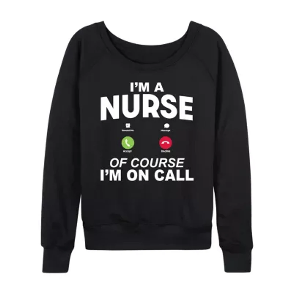 Womens Crew Neck Long Sleeve Sweatshirt