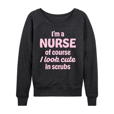 Womens Crew Neck Long Sleeve Sweatshirt