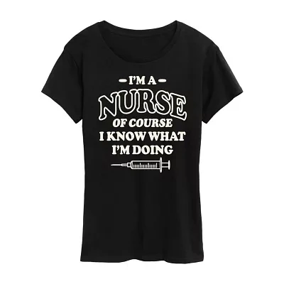Womens Crew Neck Short Sleeve Graphic T-Shirt