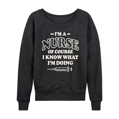 Womens Crew Neck Long Sleeve Sweatshirt
