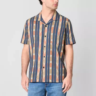 Frye and Co. Mens Regular Fit Short Sleeve Button-Down Shirt