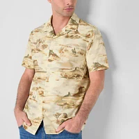 Frye and Co. Mens Regular Fit Short Sleeve Button-Down Shirt