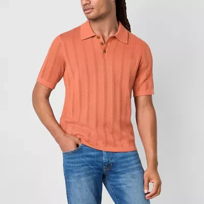 Frye and Co. Mens Regular Fit Short Sleeve Polo Shirt