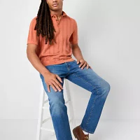 Frye and Co. Mens Regular Fit Short Sleeve Polo Shirt