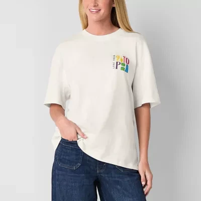 Hope & Wonder Pride Unisex 'Live Your Utopia' Boxy Fit Graphic T-Shirt