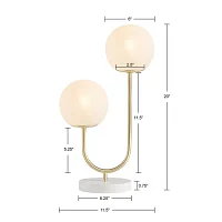 510 Design Zusa 2-Light Globe Table Lamp