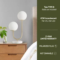 510 Design Zusa 2-Light Globe Table Lamp