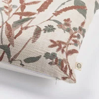 Indigo Road By Egypt Sherrod Tani Watercolor Botanical 100% Cotton Square Throw Pillows
