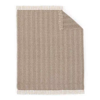 Indigo Road by Egypt Sherrod Anella Chevron Stripe Tasseled Cotton Rich Midweight Throw