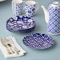 Certified International Madison 6-pc. Porcelain Salad Plate
