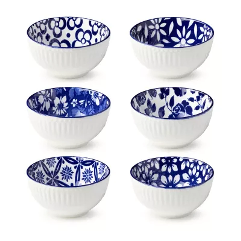 Certified International Madison 6-pc. Porcelain Ice Cream Bowl