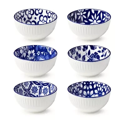 Certified International Madison 6-pc. Porcelain Ice Cream Bowl