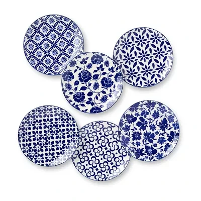 Certified International Madison 6-pc. Porcelain Appetizer Plate