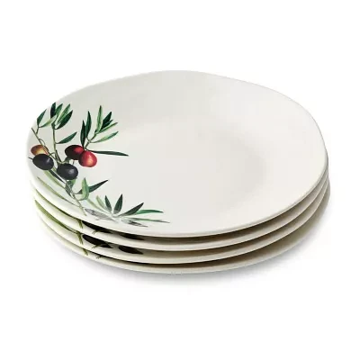 Certified International Oliva 4-pc. Stoneware Salad Plate