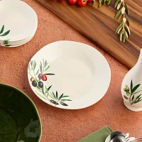 Certified International Oliva 4-pc. Stoneware Salad Plate