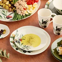 Certified International Oliva 4-pc. Stoneware Salad Plate