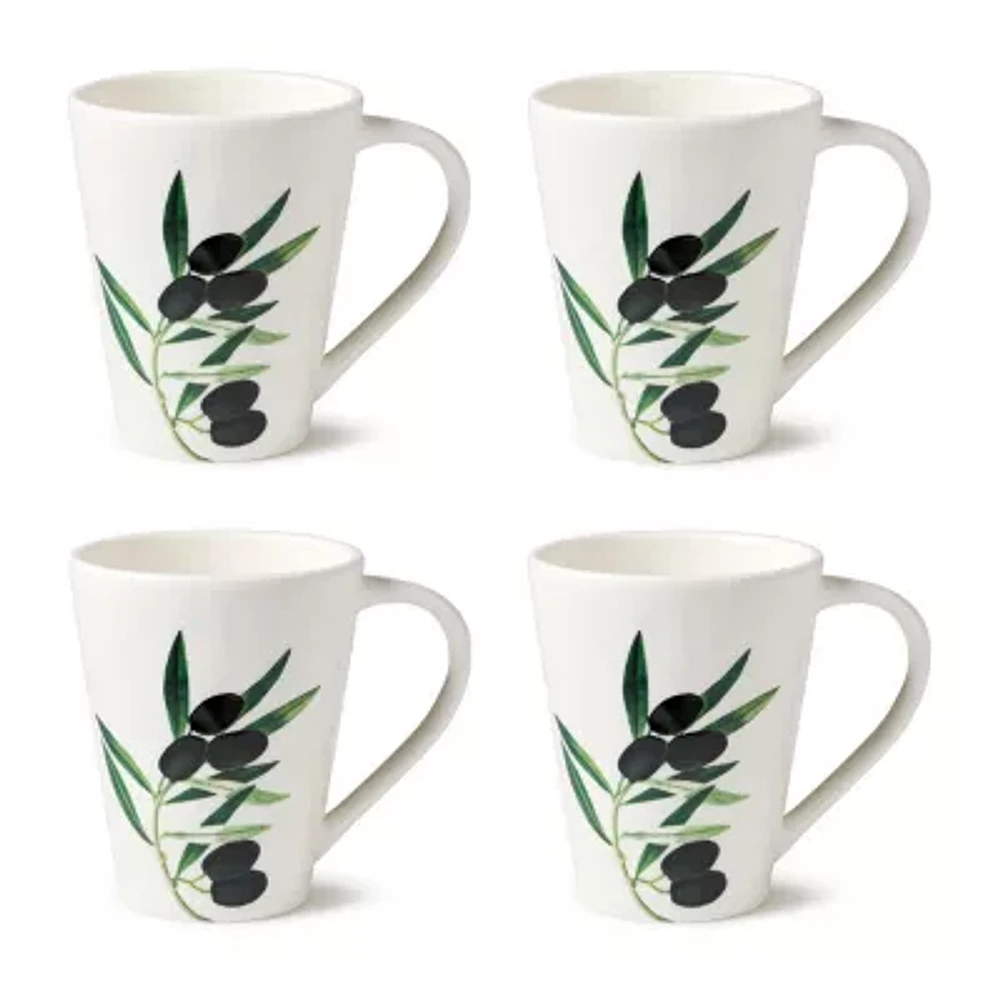 Certified International Oliva 4-pc. Coffee Mug
