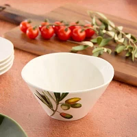 Certified International Oliva 4-pc. Stoneware Ice Cream Bowl