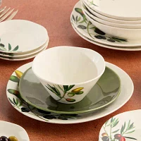 Certified International Oliva 4-pc. Stoneware Ice Cream Bowl