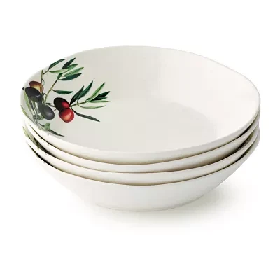 Certified International Oliva 4-pc. Stoneware Soup Bowl