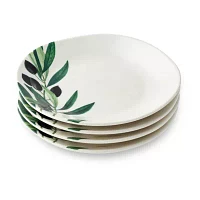 Certified International Oliva 4-pc. Stoneware Appetizer Plate
