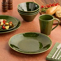 Certified International Verde 4-pc. Stoneware Dinner Plate