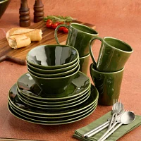 Certified International Verde 4-pc. Stoneware Salad Plate