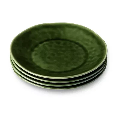 Certified International Verde 4-pc. Stoneware Salad Plate