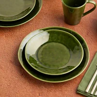 Certified International Verde 4-pc. Stoneware Salad Plate