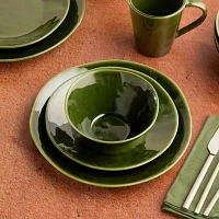 Certified International Verde 4-pc. Stoneware Ice Cream Bowl