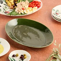 Certified International Verde Stoneware Serving Platter