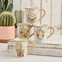 Certified International Rosewood 4-pc. Coffee Mug