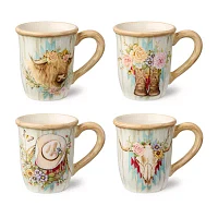 Certified International Rosewood 4-pc. Coffee Mug