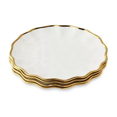 Certified International Regency Gold 4-pc. Porcelain Dinner Plate